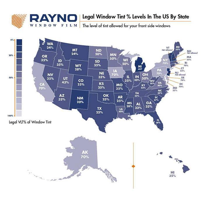 Window Tint Percentages By State-3