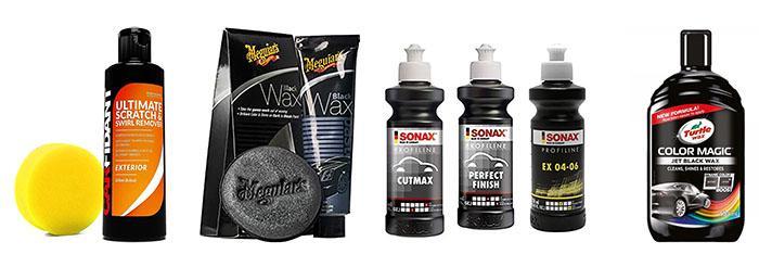 best buffing compound for black paint
