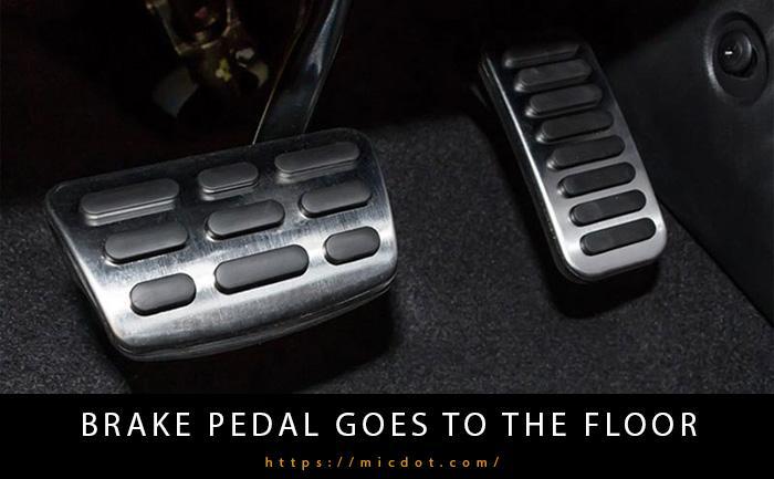 Brake Pedal Goes To The Floor -3