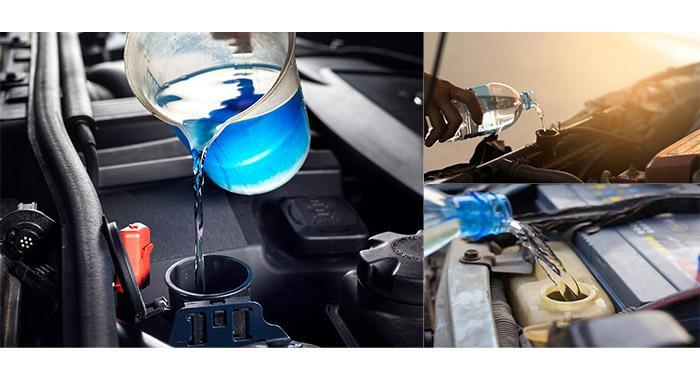 water instead of coolant