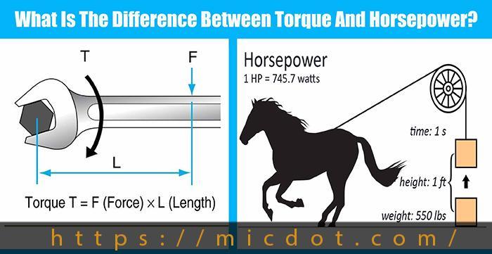 Difference Horsepower Vs Torque