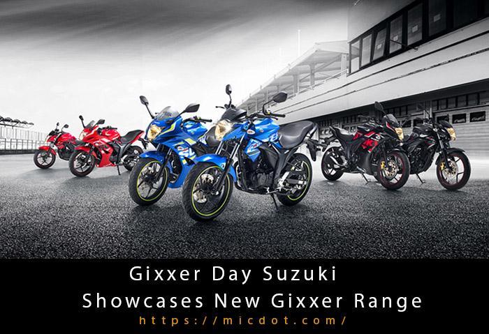 Gixxer Day Suzuki Showcases New Gixxer Range Updated 04/2024