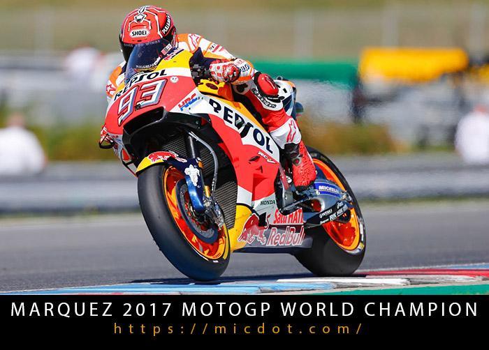 Marquez 2017 MotoGP World Champion