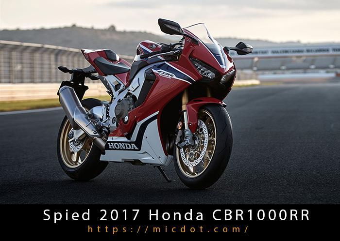 Spied 2017 Honda CBR1000RR