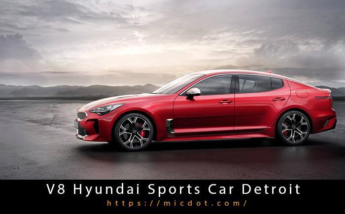 V8 Hyundai Sports Car Detroit
