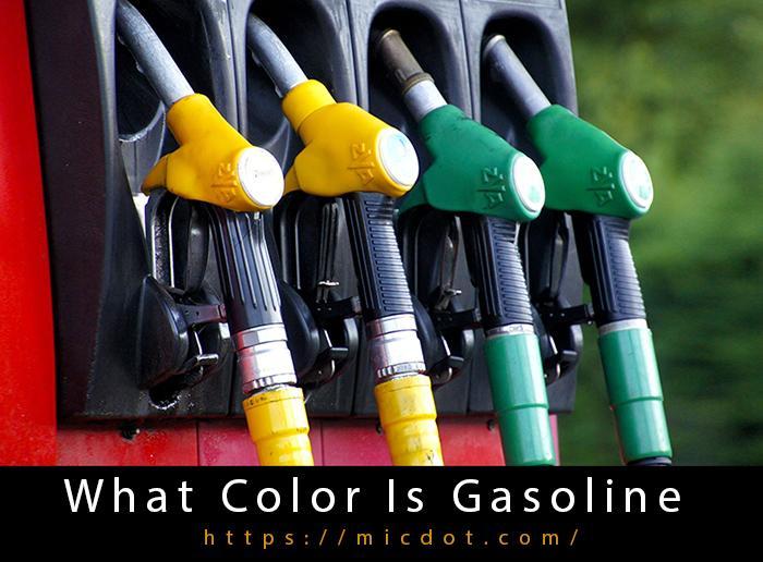 What Color Is Gasoline