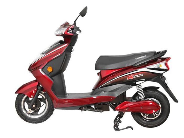 electric scooter ridge launched okinawa rs 43702.
