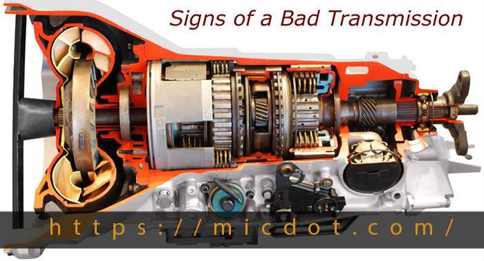 failing transmission signs