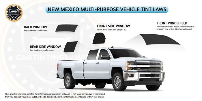 new mexico tint laws