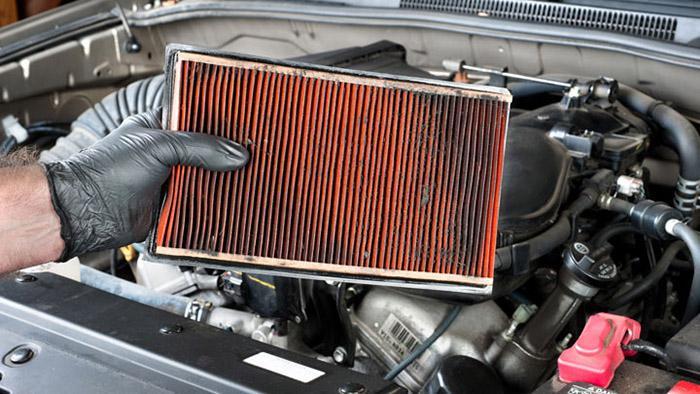 Clogged air filters
