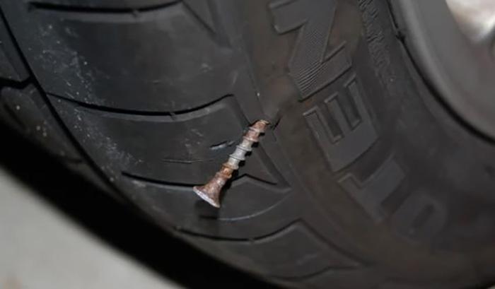 Driving With A Nail In Your Tire (2)