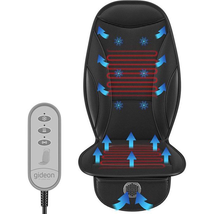 Gideon heating and cooling car seat massager