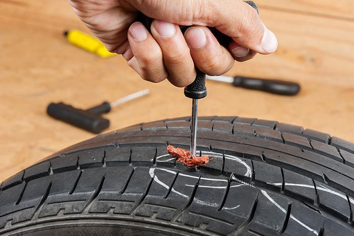 plugging a tire