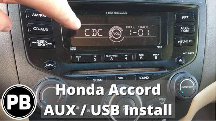 Where Is The Aux In Honda Accord 2007