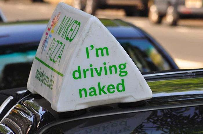 driving naked